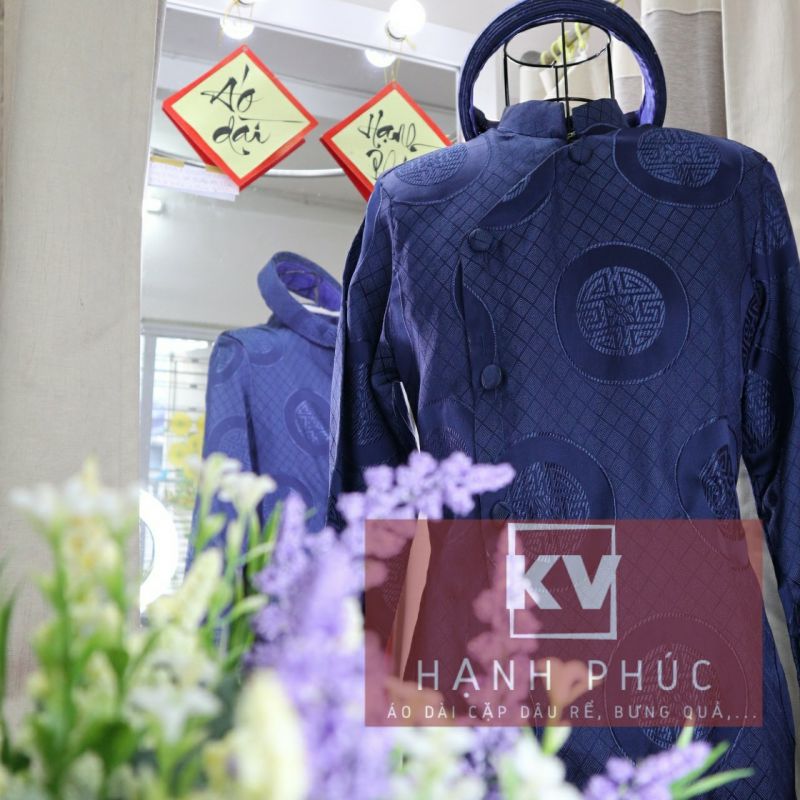 Áo Rể Xanh Dương Truyền Thống