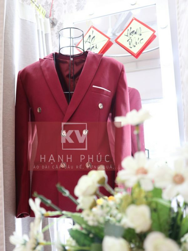 ÁO VEST ĐỎ ĐÔ