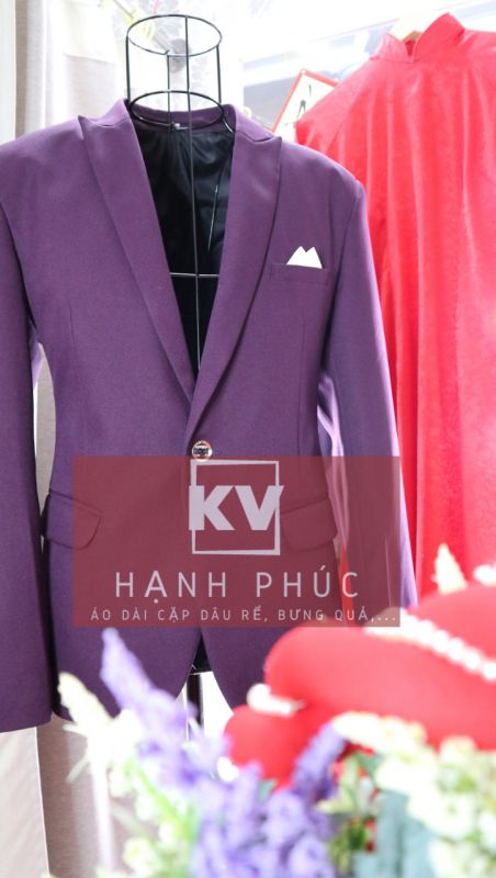 ÁO VEST TÍM LỊCH LÃM