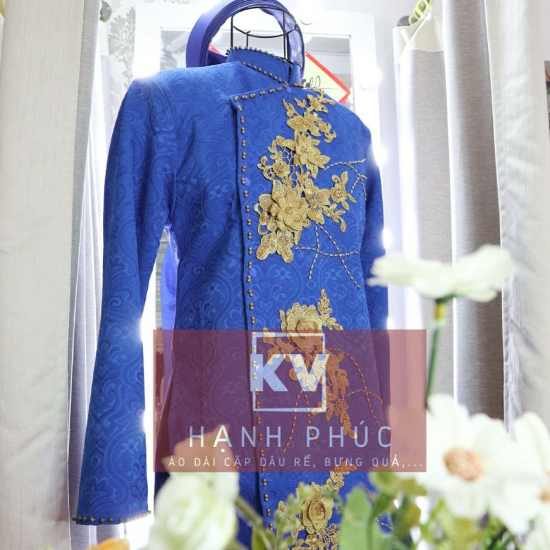 ÁO DÀI RỂ XANH DƯƠNG